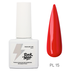 Rock nail однофазный гель лак для педикюра 15