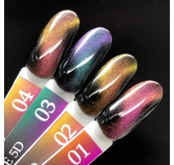 BlooMaX гель лак Cat eye 5D 02, 8мл