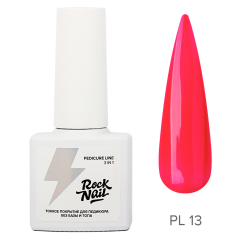 Rock nail однофазный гель лак для педикюра 13