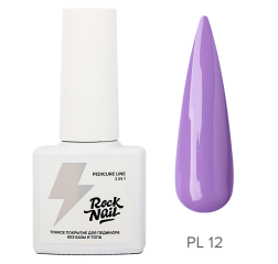 Rock nail однофазный гель лак для педикюра 12