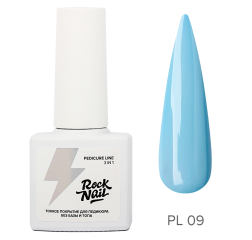 Rock nail однофазный гель лак для педикюра 09