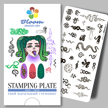 Bloom пластина для стемпинга 044