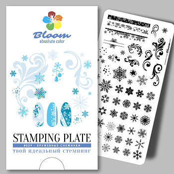 Bloom пластина для стемпинга 029