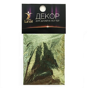 Lunail блёстки P32 Оливковый, 4гр
