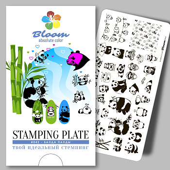 Bloom пластина для стемпинга 042