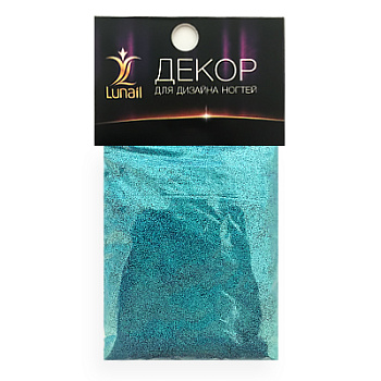 Lunail блёстки PН7 Бирюзовый голография, 4гр